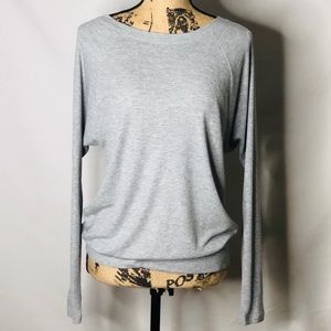 OLD NAVY long sleeve grey top size Medium